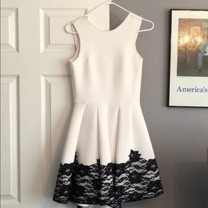 Women’s small low back cocktail dress - stretch